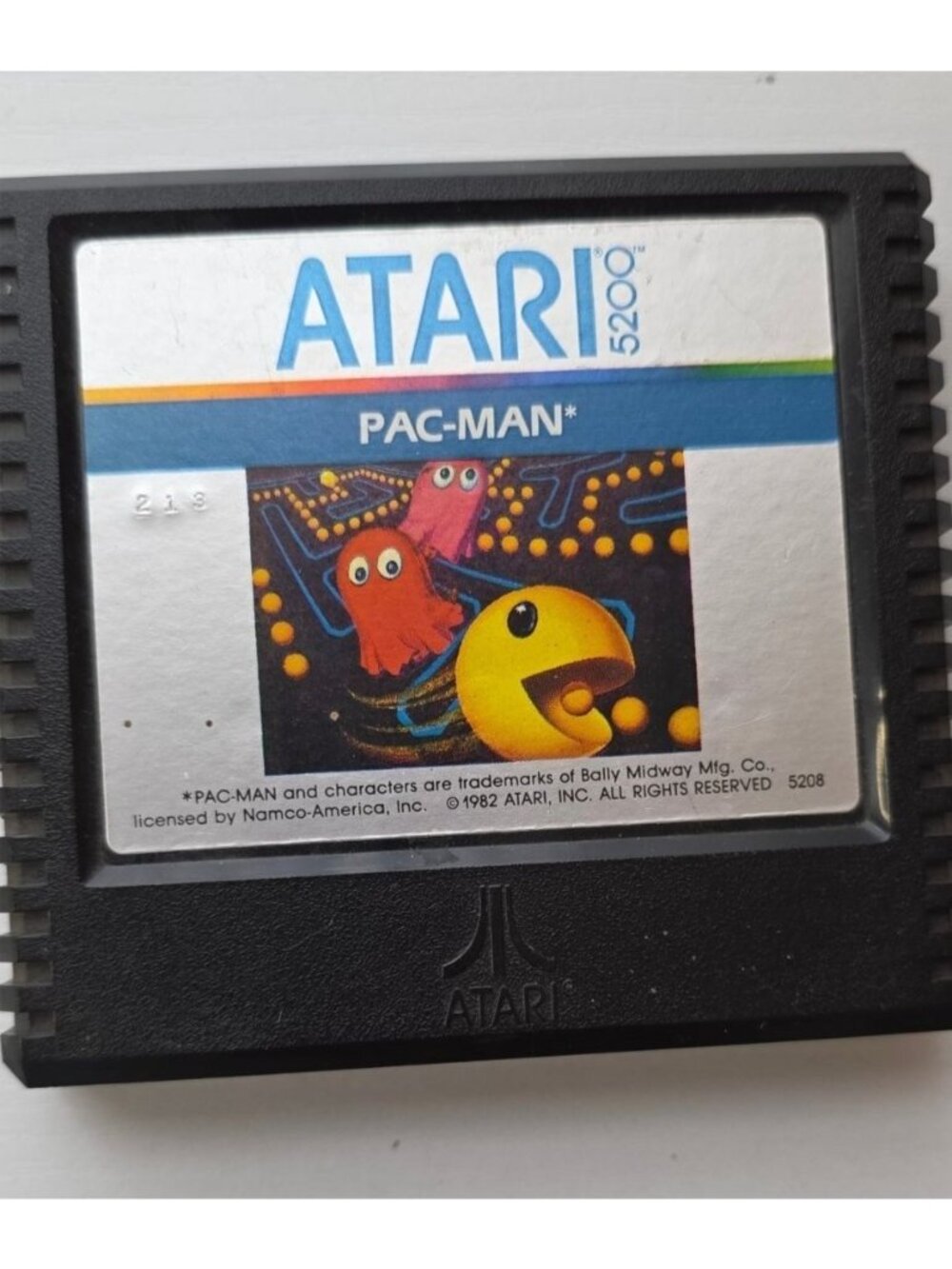 Vintage 1982 Atari 5200 Pac-Man cartridge